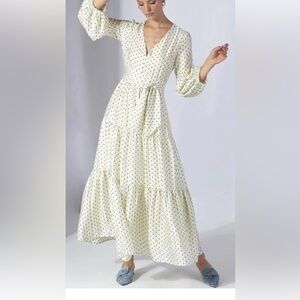 Anonyme Abete Maxi Dress- Pearl xs